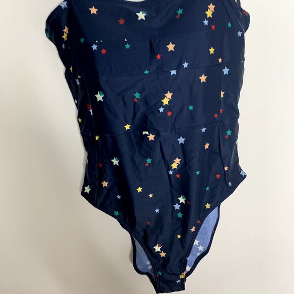 Summersalt Oasis Navy Stars Swim Bathing Suit Womens Size 4 Blue - Picture 8 of 13